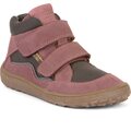 Froddo Barefoot lasten TEX tussenseizoen schoenen Vaaleanpunainen-harmaa