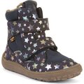 Froddo Barefoot TEX Winter high cut winter shoes Sininen tähdet