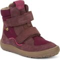 Froddo Barefoot TEX Winter high cut winter shoes Burgundy