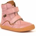 Froddo Barefoot tige haute chaussures d'hiver cuir Rose