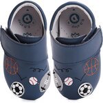 D.D.Step pienten lasten nahkatossut Pallot (Bermuda Blue)