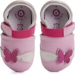 D.D.Step pienten lasten nahkatossut Perhonen (Daisy Pink)