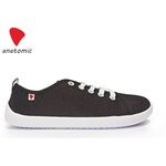 Anatomic Natural canvas tennarit Kimaltava musta, valkoinen pohja (1N05)