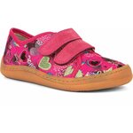 Froddo Barefoot canvas-tennarit SS22 Sydämet pinkki