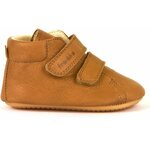 Froddo Barefoot prewalkers D-velcro ensikengät Konjakinruskea