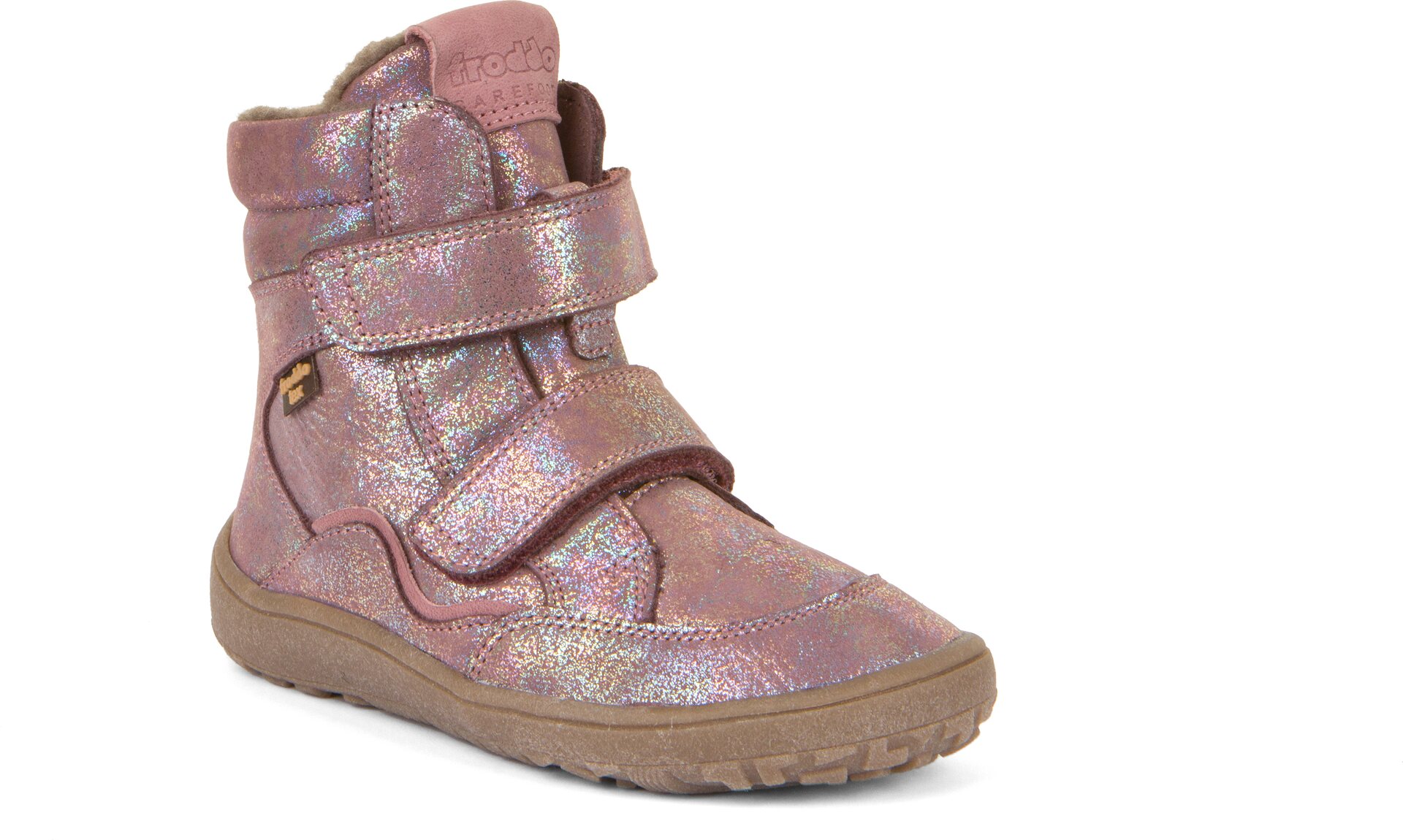 Froddo Barefoot TEX Winter högt skaft vinterkängor - nahka (AW23) Pink shine