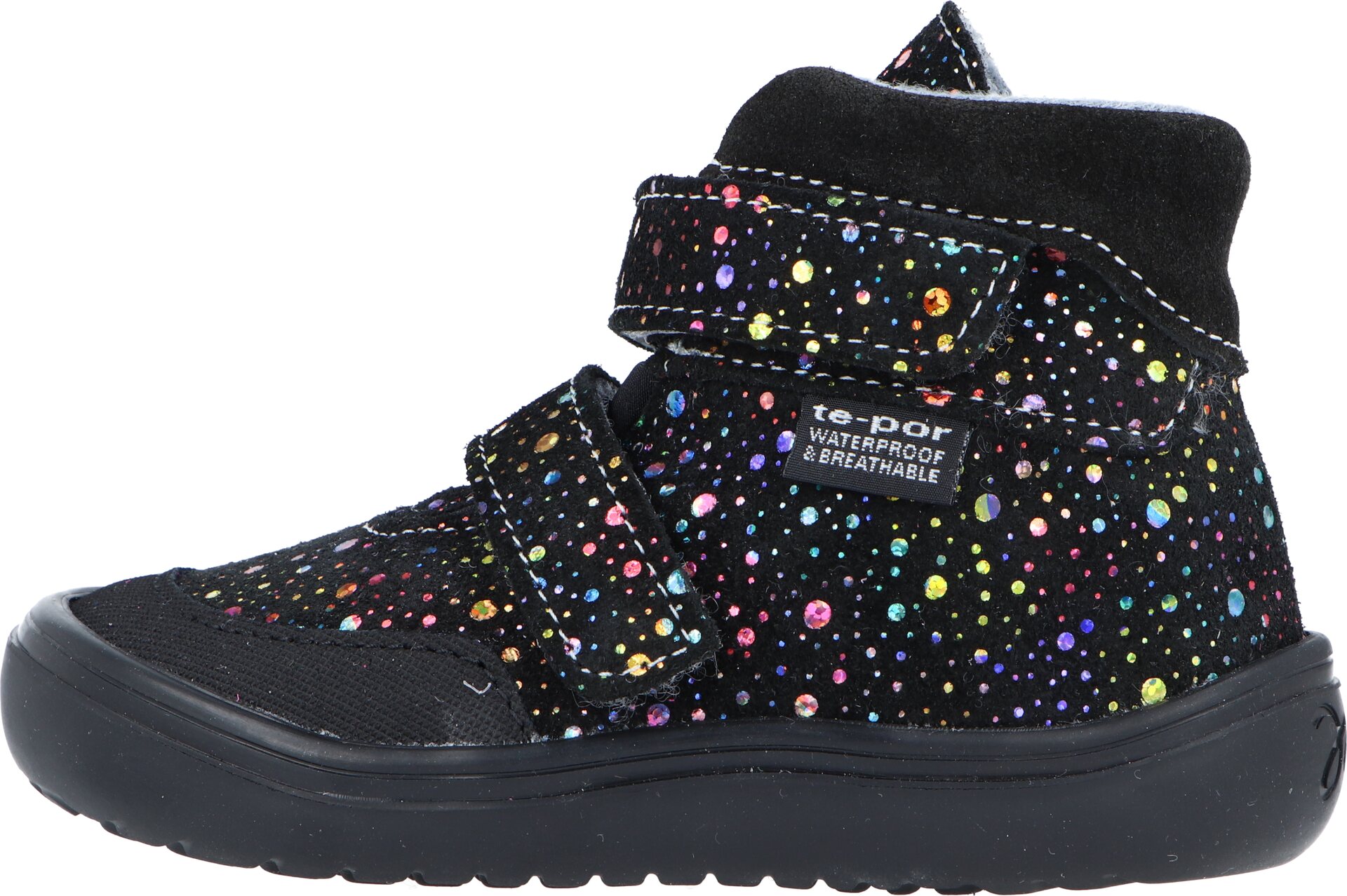 Jonap Jerry межсезонье обувь (TEX, bare) Musta kimaltava