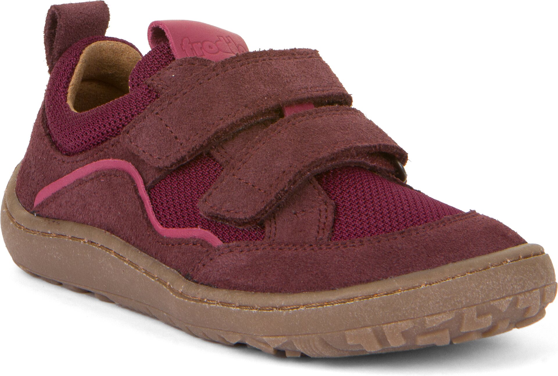 Froddo Barefoot Base D-Velcro vettähylkivät lenkkarit Vínovočervená
