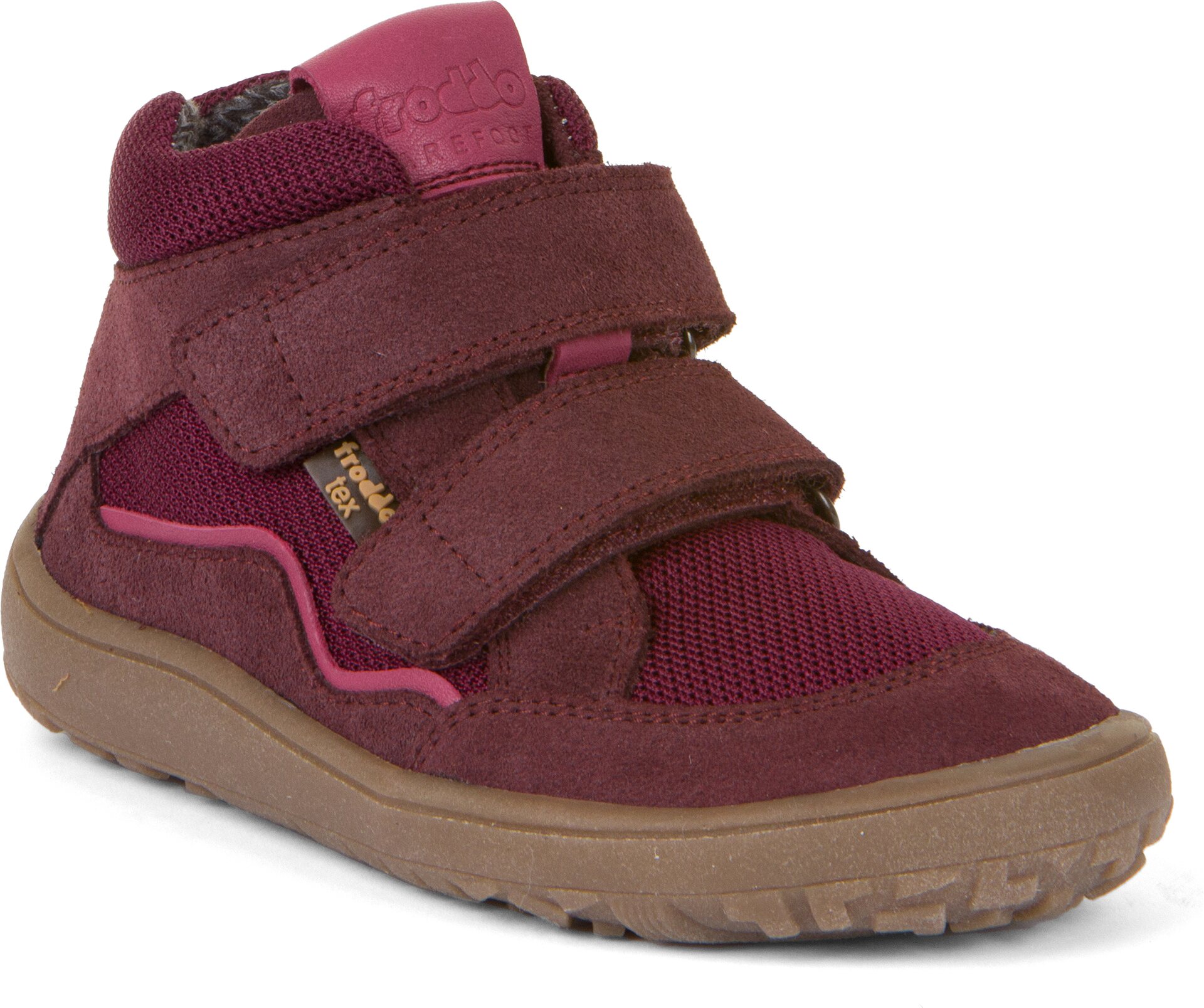 Froddo Barefoot TEX Autumn / Spring tussenseizoen schoenen Bordeauxrood