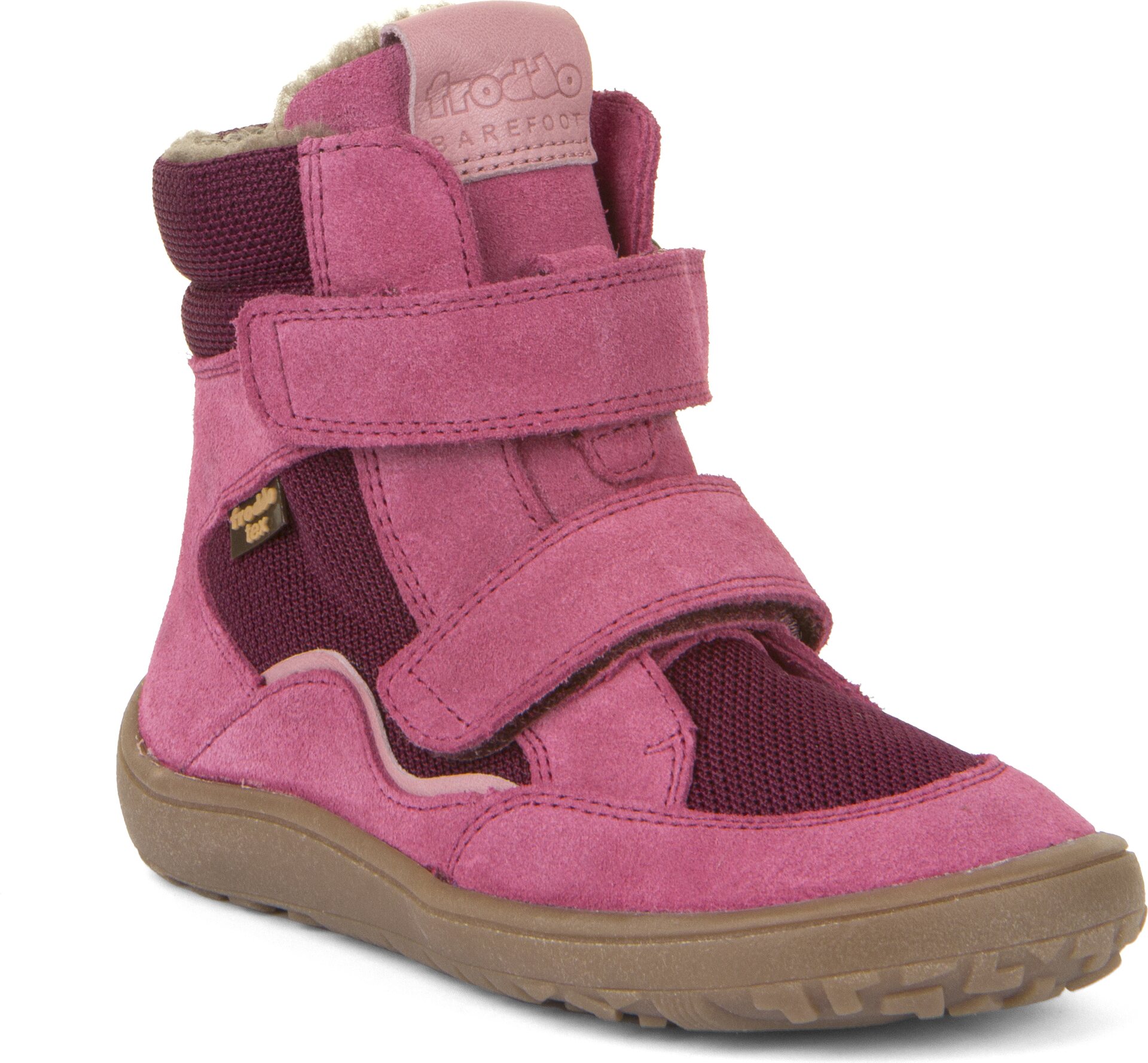 Froddo Barefoot TEX Winter tige haute chaussures d'hiver Fuksia-pinkki
