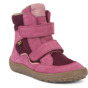 Froddo Barefoot TEX Winter wysokie winter shoes, Fuksia-pinkki, 32