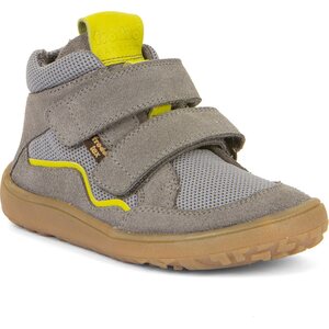 Froddo Barefoot Autumn / Spring TEX mid-season shoes, harmaa/keltainen (SS24), 35