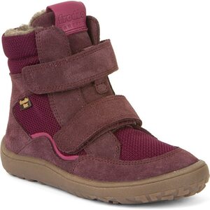 Froddo Barefoot TEX Winter wysokie winter shoes, burgund, 31