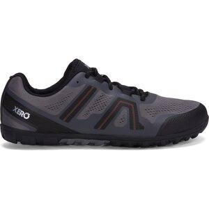 Xero Shoes Mesa Trail II (heren), Steel Gray / Orange, US M12 / EU 45