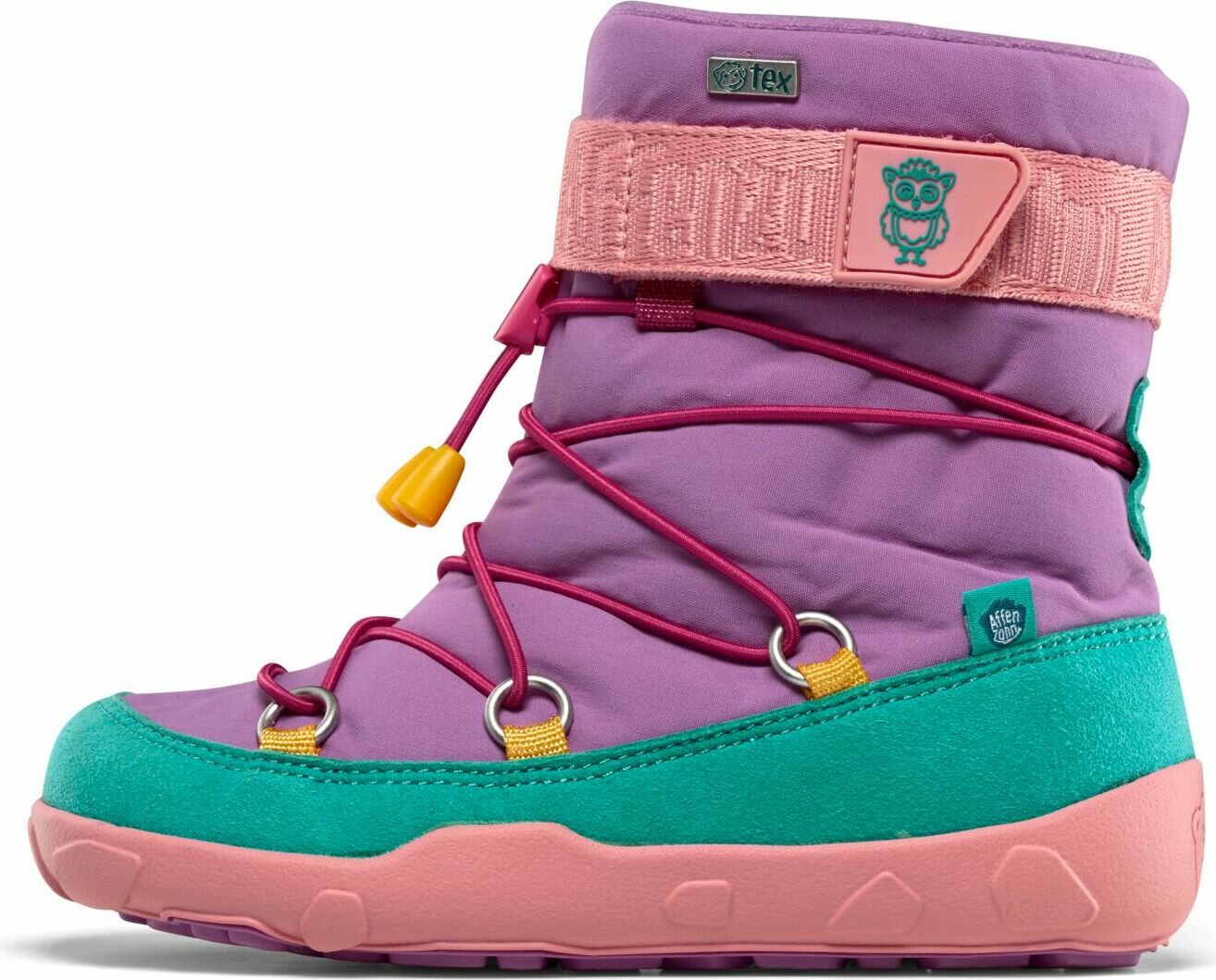 Affenzahn Snow Boot Vegan Snowy lasten talvikengät Owl