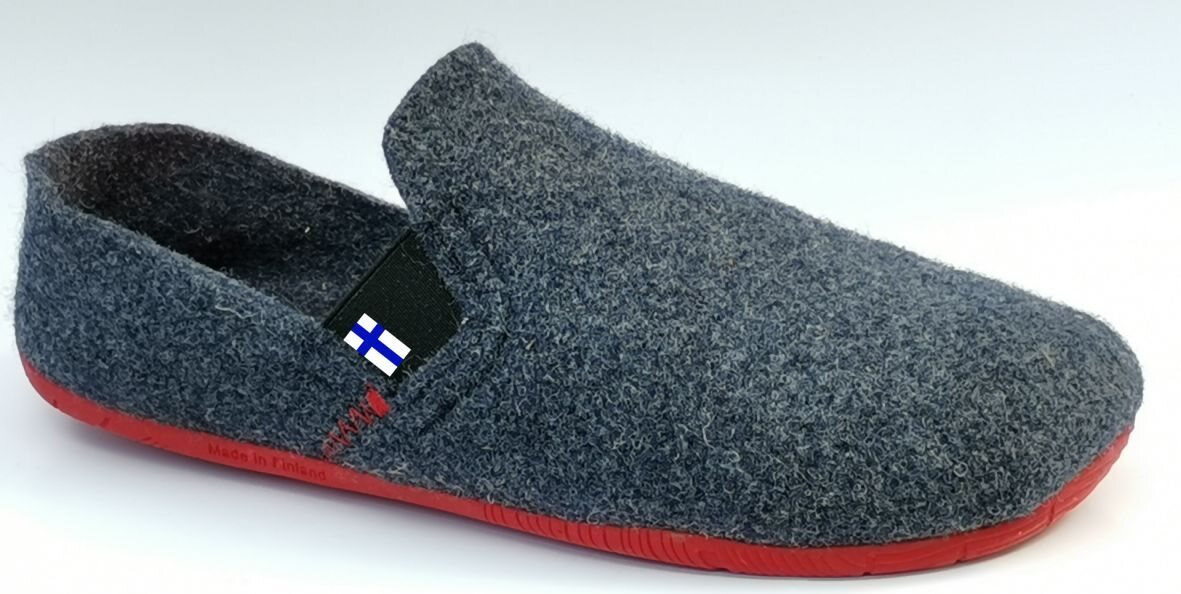 Suomi Kenkä Koli Siniharmaa / punainen pohja