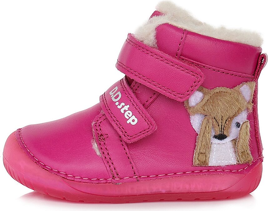 D.D.Step pienten lasten talvikengät Dark pink