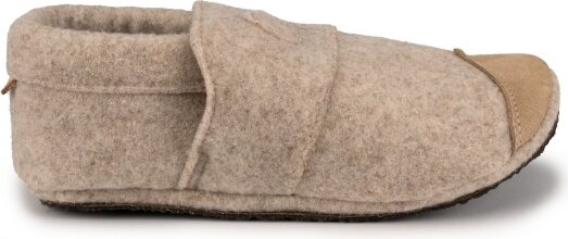 ZeaZoo KIWI villahuopatossut Tan-Off White