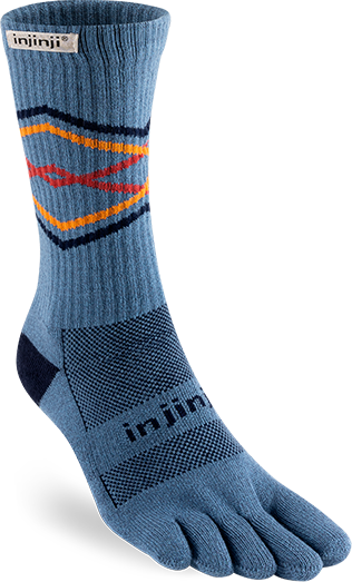 Injinji Trail Midweight Crew Coolmax Lake