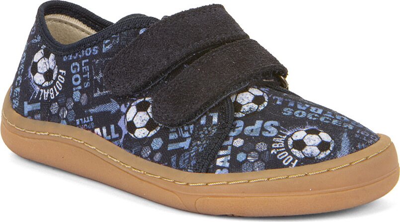 Froddo Barefoot canvas kangastennarit Jalkapallot sininen (blue+)
