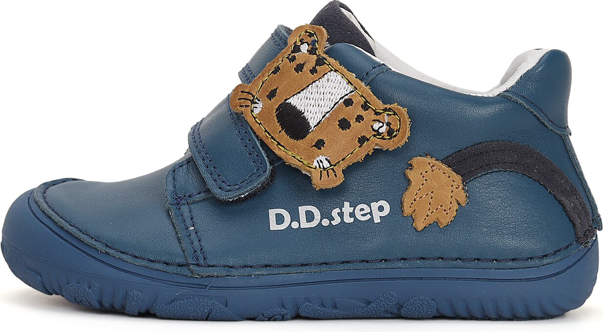 D.D.Step pienten lasten leather shoes Bermuda Blue