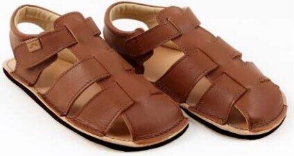 Tikki "Lasta" laste nahkasandaalit Ruskea (uusi Terra)