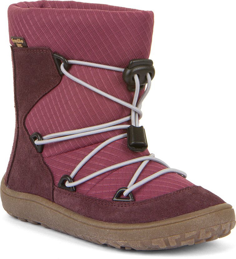 Froddo Barefoot TEX Track Wool talvisaappaat (AW24) Viininpunainen (bordeaux)