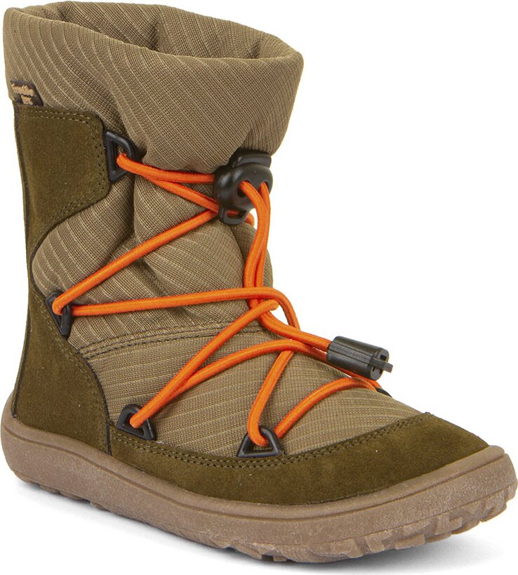 Froddo Barefoot TEX Track Wool talvisaappaat (AW24) Vihreä (olive)