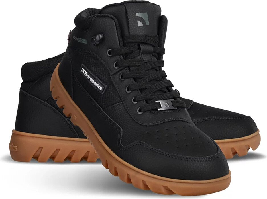 Barebarics UrbanEdge Black (Brown Sole)
