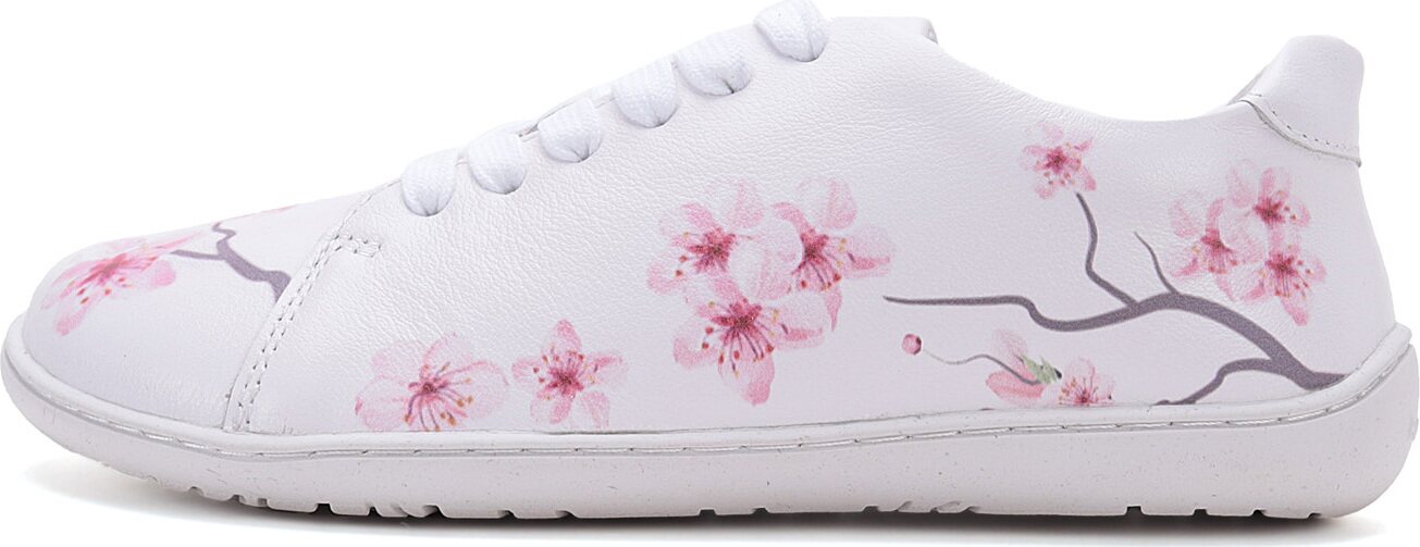 Stitch & Walk nahkatennarit Kukallinen valkoinen