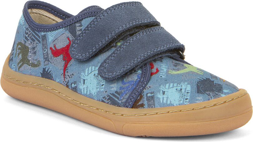 Froddo Barefoot canvas kangastennarit Dinot (Dark Denim)