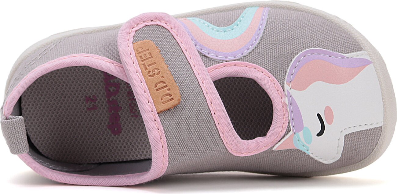 D.D.Step Canvas kesäkengät (21-31) Grey (C086-51838A)