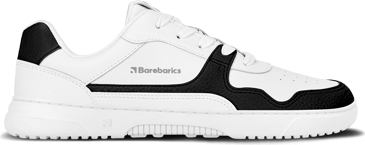 Barebarics Zing Leather White & Black