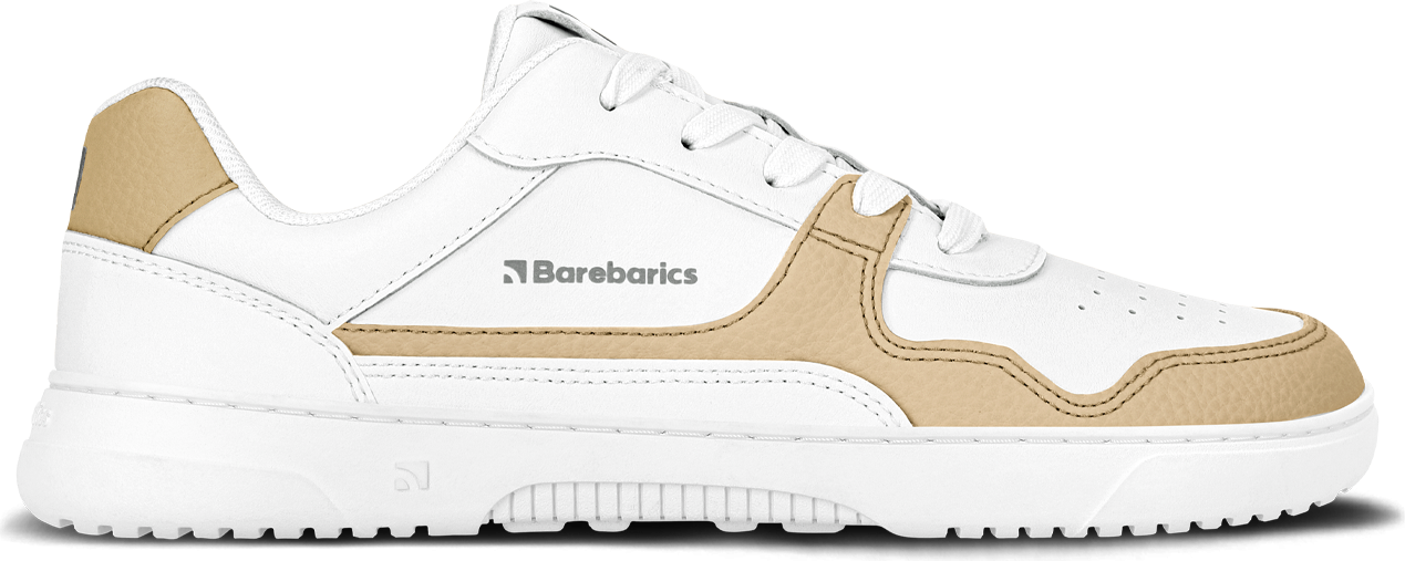 Barebarics Zing Leather White & Cream