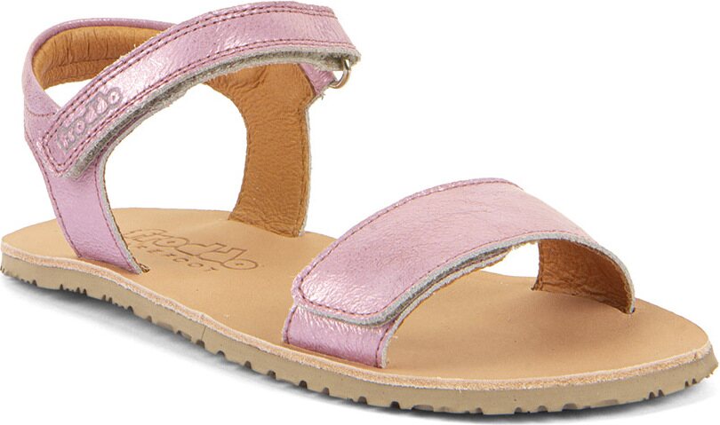 Froddo Barefoot Flexy Lia sandaalit (SS26, koot 30-37) Kimaltava vaaleanpunainen