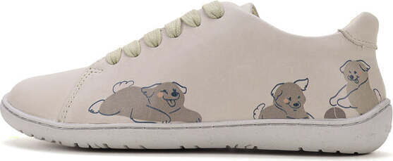 Stitch & Walk nahkatennarit (kuviolliset) Koira beige