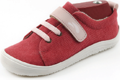 Tikki Harlequin lasten kangaskengät (34-39) Scarlet