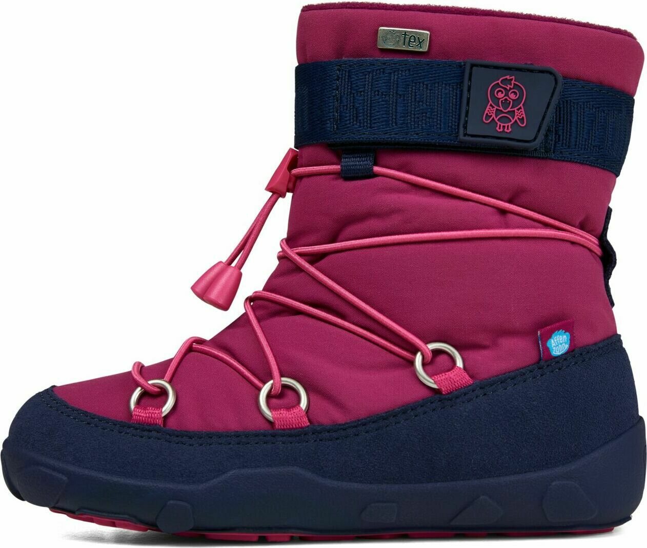 Affenzahn Snow Boot Vegan Snowy lasten talvikengät Flamingo