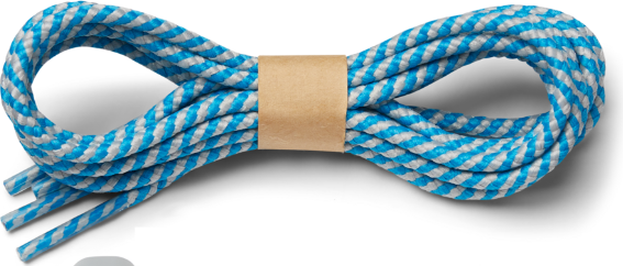 Affenzahn lacets pikalukolla Cat (sinivalkoinen), 90 cm