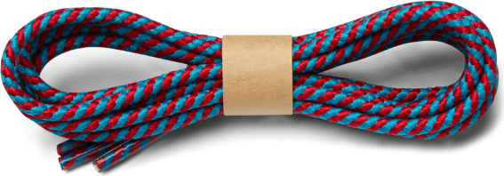 Affenzahn lacets pikalukolla Shark (sinipunainen), 90 cm