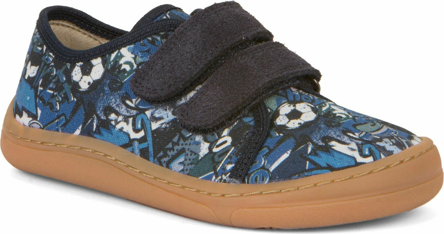 Froddo Barefoot canvas-tennarit SS23 Jalkapallo blue