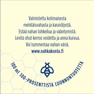 Nahkakunta kotimainen mehiläisvaha 100 ml