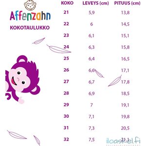 Affenzahn Sneaker Cotton Lucky puuvillatennarit
